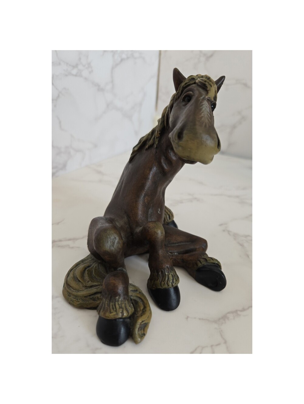 Vintage Elmer Horse Reclining Montana Silversmiths "Pasture‎ Pals" Collectable